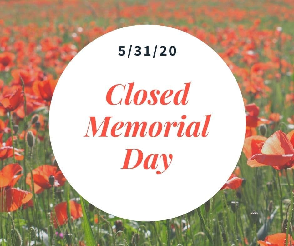 Closed-Memorial-Day-2021