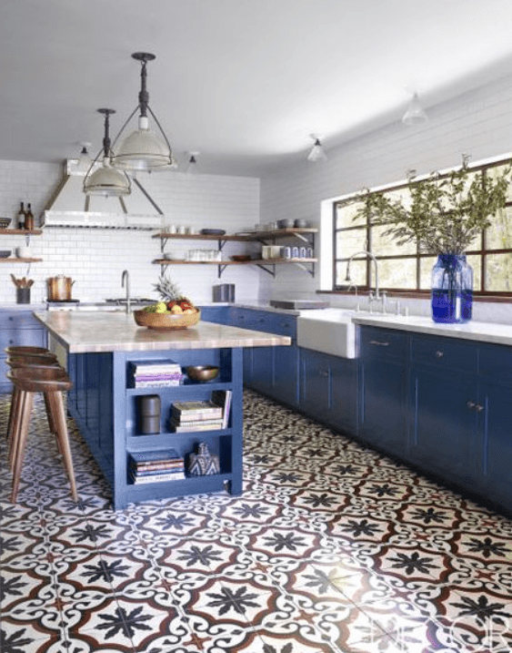 Patterned-Kitchen-Floor